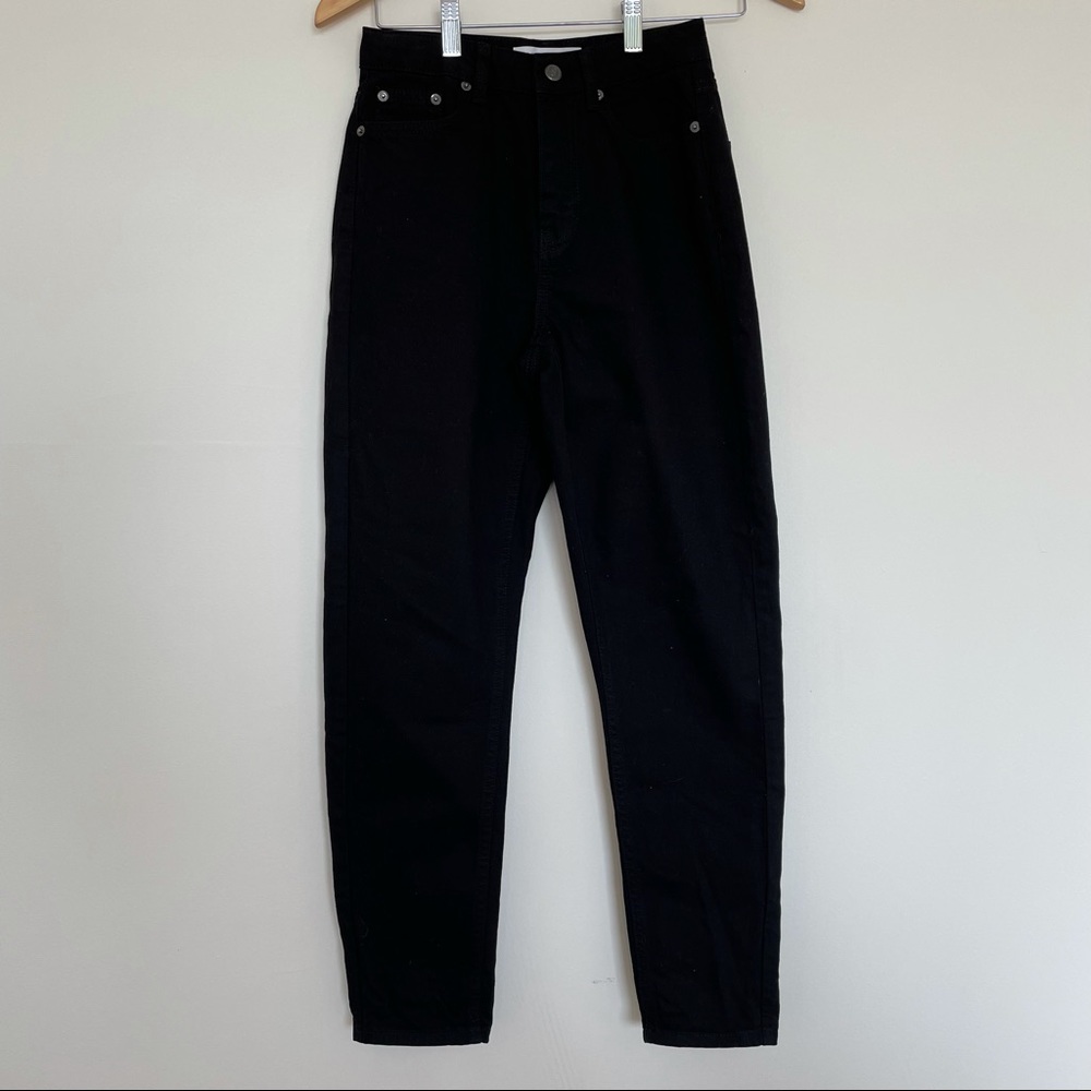 NWOT Top shop black mom jeans